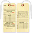 Layaway Tag, Manila Stock, black ink Numbered String