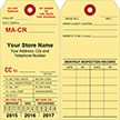 Massachusetts Custom Fire Extinguisher Recharge Tag