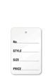 Garment Tag ( 1-7/8 in. x 1-1/4 in.) No Strings