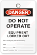 Lockout Tag-OSHA