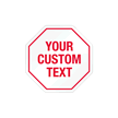 Stop Shaped Tamper Seals - Text