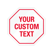 Stop Shaped Tamper Seals - Text
