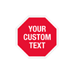 Stop Shaped Tamper Seals - Text