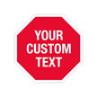 Stop Shaped Tamper Seals - Text
