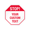 Stop Shaped Tamper Seals - Text