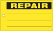 Repair Plastic Tags, Vinyl Inspection Tags