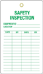 Safety Inspection Plastic Tags, Vinyl Inspection Tag