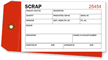 Inventory Tag - Colored Scrap (2 part)