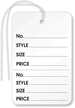 Garment Tag Large, with String