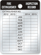 Fire Extinguisher 4-Year Maintenance Tag, Starting 2012