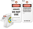 Danger Unsafe Do Not Use Lock Out Tag-in-a-Box