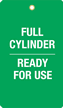 Full Cylinder Plastic Tags
