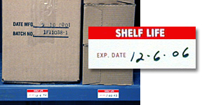 Shelf Life Quality Control Labels