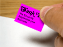 Thank you and other handy labels speed payments.