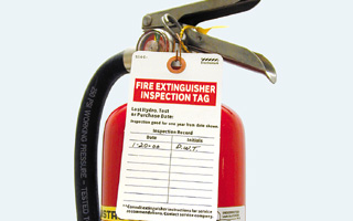 Fire Extinguisher Tags