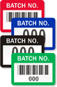  InchBatch No. Inch Consecutively Numbered Labels
