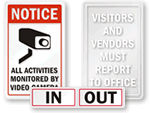 Glass Door Stickers & Signs