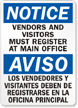 Visitors Signs