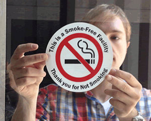 Thank You For Not Smoking Signs
