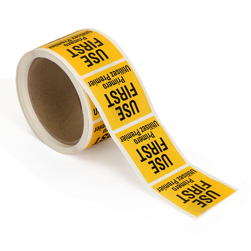Water Soluble Paper Labels on a Roll Use First 2x2 , SKU: LB-4183