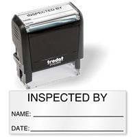 Inspected By Self Inking Stamp
