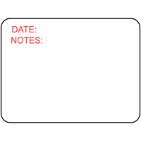 Date and Notes Freezer Labels