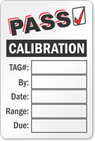 Pass Calibration Write On Label