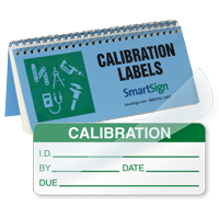 Calibration Book: ID#/By/Date/Due - Green