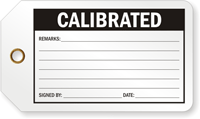 Calibrated Production Control Tag
