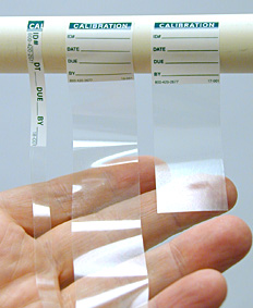 Three Sizes of Wrap Around Calibration Labels