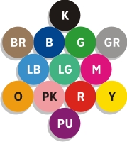 Color-Coded Calibration Labels